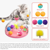 Multi-functional Turntable Pet Toys