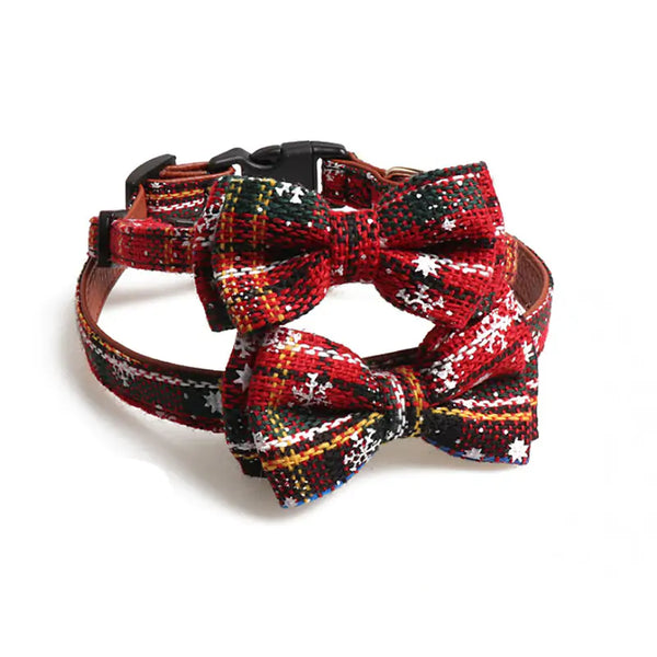 Red Striped Puppy/Cat Collar