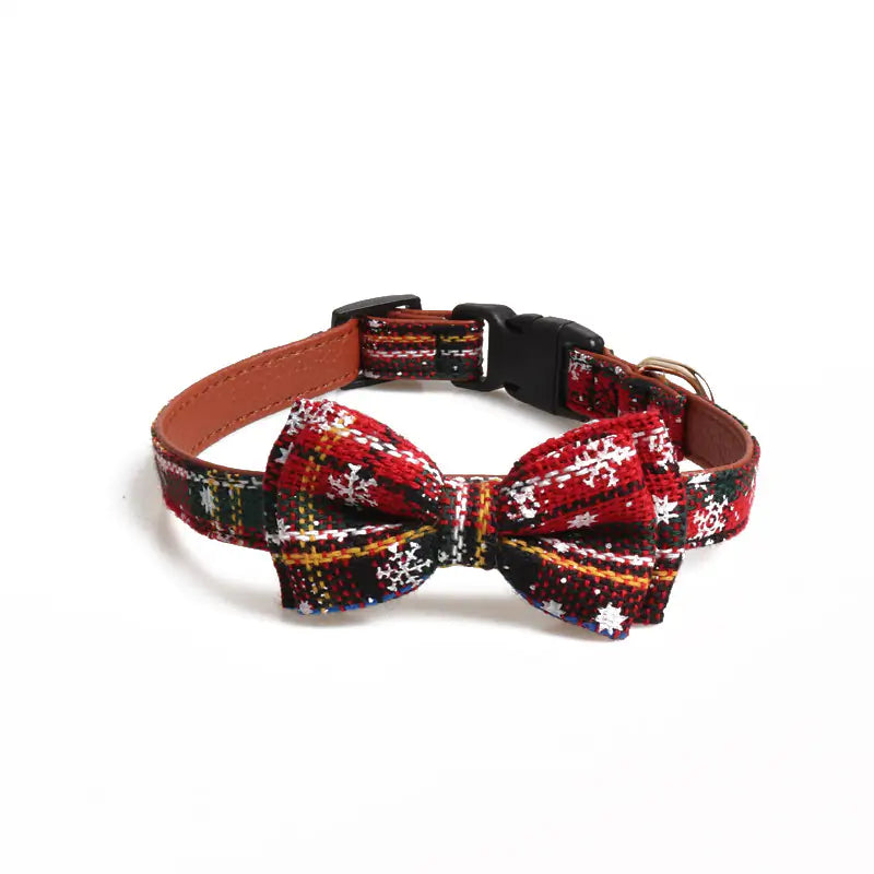 Red Striped Puppy/Cat Collar