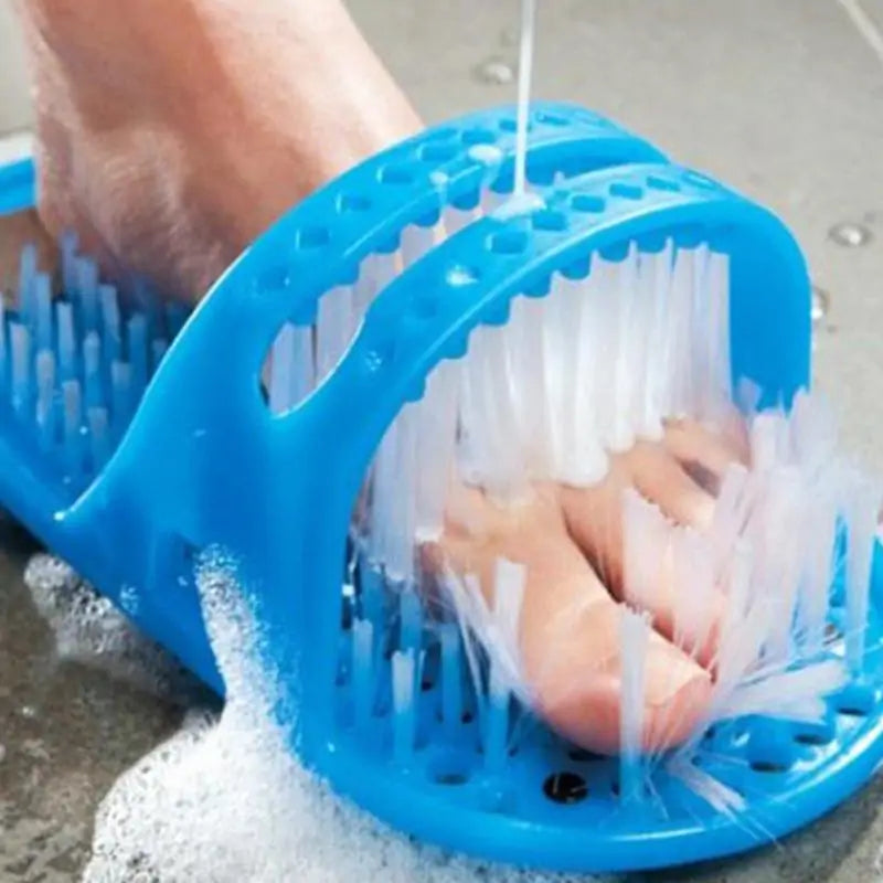 Plastic Bath Shower Foot Massage Slippers